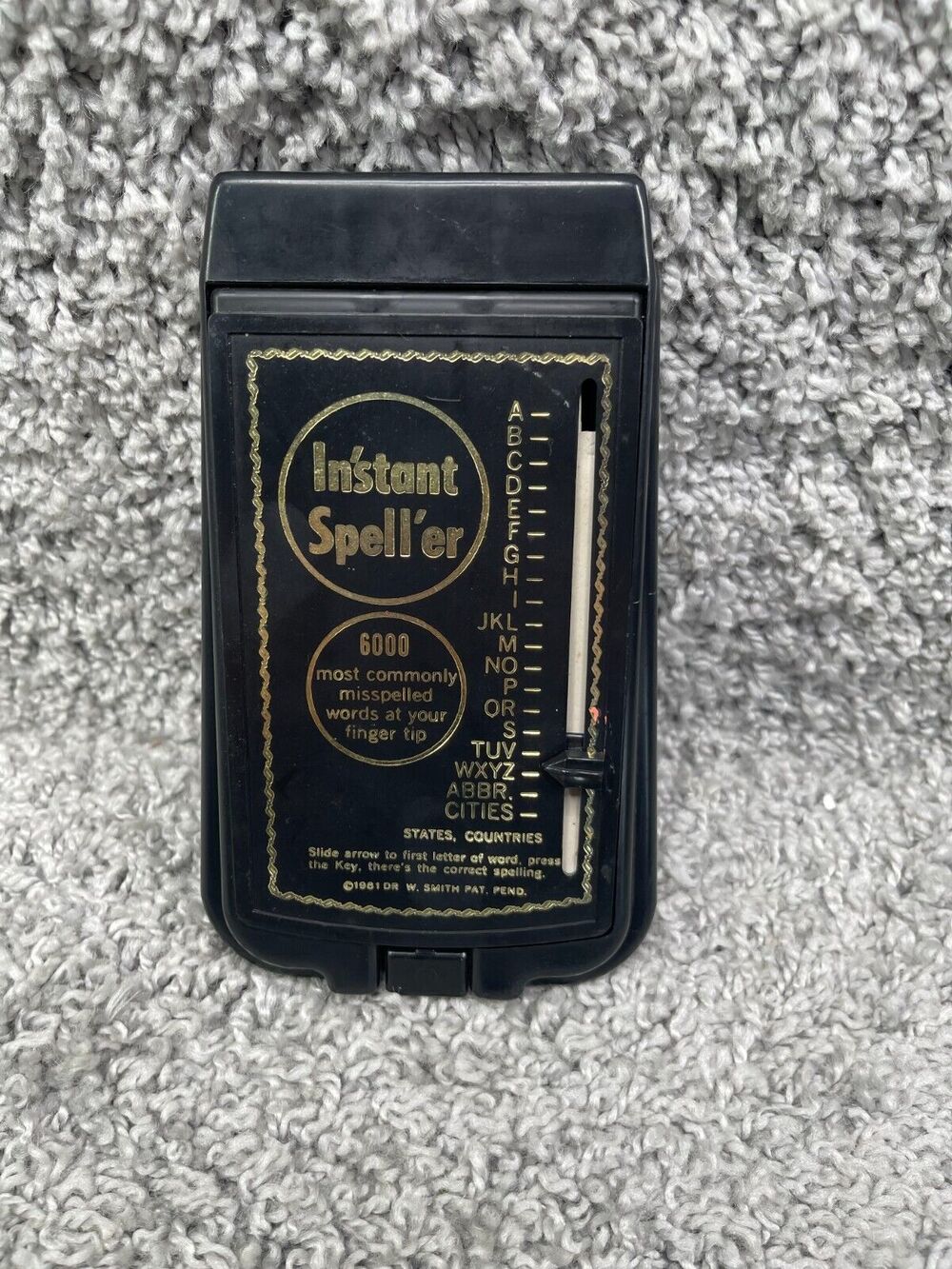 Vintage 1984 Dr W Smith Instant Speller 6000 Most Commonly Misspelled Words